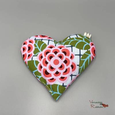 Wärmekissen Herzform mit Rapssamen – Natürliche Wärme- & Kältetherapie