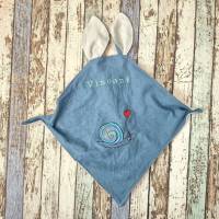 Gruß Schnecke Stickmuster 12-14x18cm – Niedliche Schnecke mit Luftballon für Kinder, Geschen Bild 3