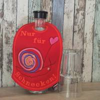 Gruß Schnecke Stickmuster 12-14x18cm – Niedliche Schnecke mit Luftballon für Kinder, Geschen Bild 5