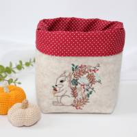 Stickdatei Eichhörnchen Herbst – Herbstliche Stickmuster in 4 Größen Bild 2