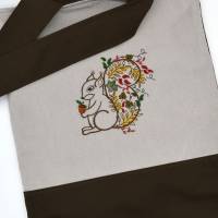 Stickdatei Eichhörnchen Herbst – Herbstliche Stickmuster in 4 Größen Bild 3