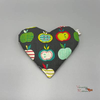 Wärmekissen Herzform mit Rapssamen – Natürliche Wärme- & Kältetherapie