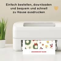 Wichtel Geschenkpapier zum Ausdrucken mit 20 einzigartigen Motiven, Wichteltür Zubehör Kinder Bild 6