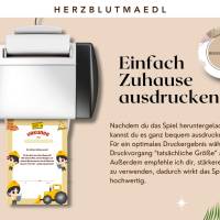 Digitale Kinderurkunde Bauprofi – A4 PDF zum Ausdrucken, Radlader & Handwerker Thema Bild 3