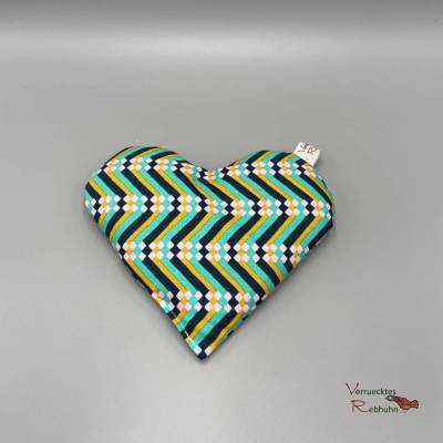 Wärmekissen Herzform mit Rapssamen – Natürliche Wärme- & Kältetherapie