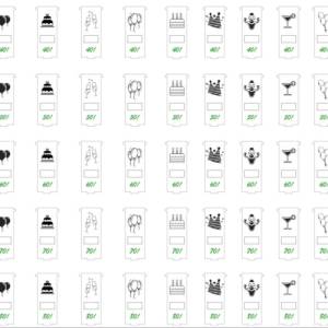 Happy... Birthday New Year! 80 Laser Cut Vorlagen: Happy Hippo Geschenkbox mit vielen Sprüchen, Holzstärke 3mm, SVG DXF Bild 7