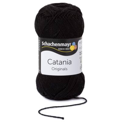 Schachenmayr Catania 50g Baumwolle FB 110 schwarz
