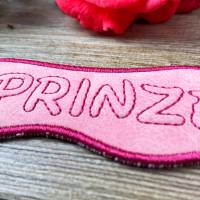 Stickdatei 3D-Anhänger PRINZESSIN, Maschinenstickerei, Stickmuster mit Trapunto-Effekt, 3D-Stick, Lesezeich Bild 3