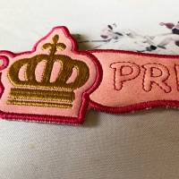 Stickdatei 3D-Anhänger PRINZESSIN, Maschinenstickerei, Stickmuster mit Trapunto-Effekt, 3D-Stick, Lesezeich Bild 6