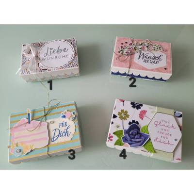 Geschenkschachtel, Geldgeschenk, Gutscheinkarte zum Geburtstag, besondere Geschenkbox