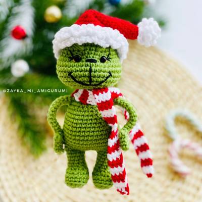 Amigurumi Häkelanleitung PDF – Weihnachtsdieb Baby, Anfängerfreundlich, Deutsch