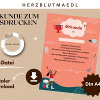 Kinder-Urkunde im Golf-Design – perfekt für Kindergeburtstag & Sportveranstaltungen Bild 1