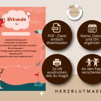 Kinder-Urkunde im Golf-Design – perfekt für Kindergeburtstag & Sportveranstaltungen Bild 2