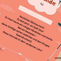Kinder-Urkunde im Golf-Design – perfekt für Kindergeburtstag & Sportveranstaltungen Bild 6