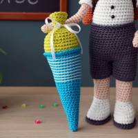 Häkelanleitung Schulkinder Sophia und Leo - PDF Datei deutsch Bild 6