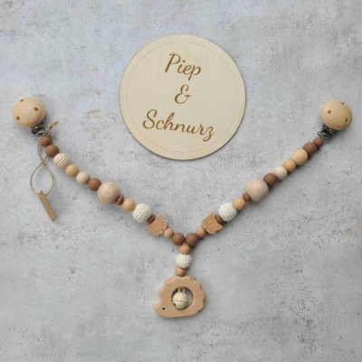 Kinderwagenkette Waldtiere mit Glöckchen