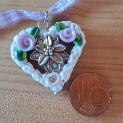 Wiesn Wasen Edelweiss Hirsch Lebkuchenherz Kette – Handgemachter Schmuck fürs Oktoberfest & Trachten