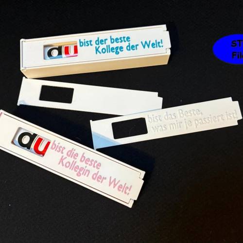 Duplo 3D-Drucker Vorlage: Über 135 DU bist-Sprüche als STL Geschenkbox – Personalisierbar & Kreativ