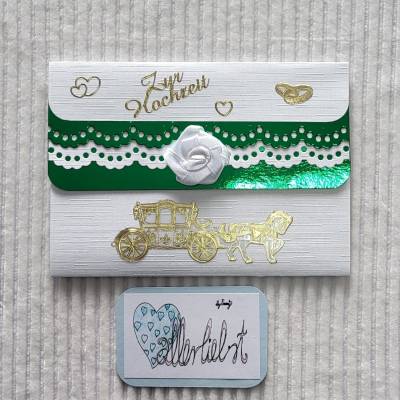 3D Hochzeitskarte mit Überraschungseffekt – Grußkarte zur Hochzeit mit Innenleben