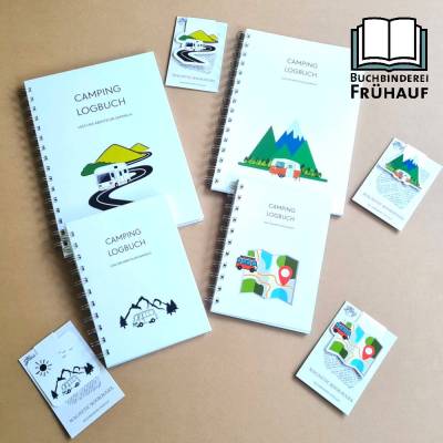Camping Logbuch Stellplatzbuch – Reisetagebuch für Camper Lass uns Abenteuer sammeln