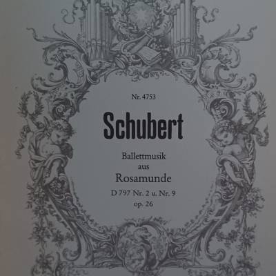 Schubert Ballettmusik aus Rosamunde D 797 Nr.2 Nr.9 op.26 – Breitkopf & Härtel Partitur-Bibliothek Nr. 4753