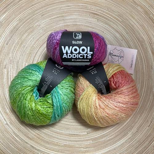 Lang Yarns • Glow - Viskose-Bauwoll-Mix -  in verschieden Farben -Sommergarn