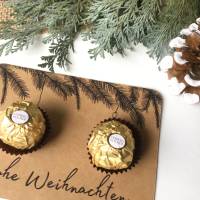 Druckvorlage Frohe Weihnachten, Weihnachtskarte, zum selber ausdrucken, Grußkarte, Mitbringsel, kleine Geschenkidee Bild 4