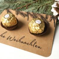 Druckvorlage Frohe Weihnachten, Weihnachtskarte, zum selber ausdrucken, Grußkarte, Mitbringsel, kleine Geschenkidee Bild 9