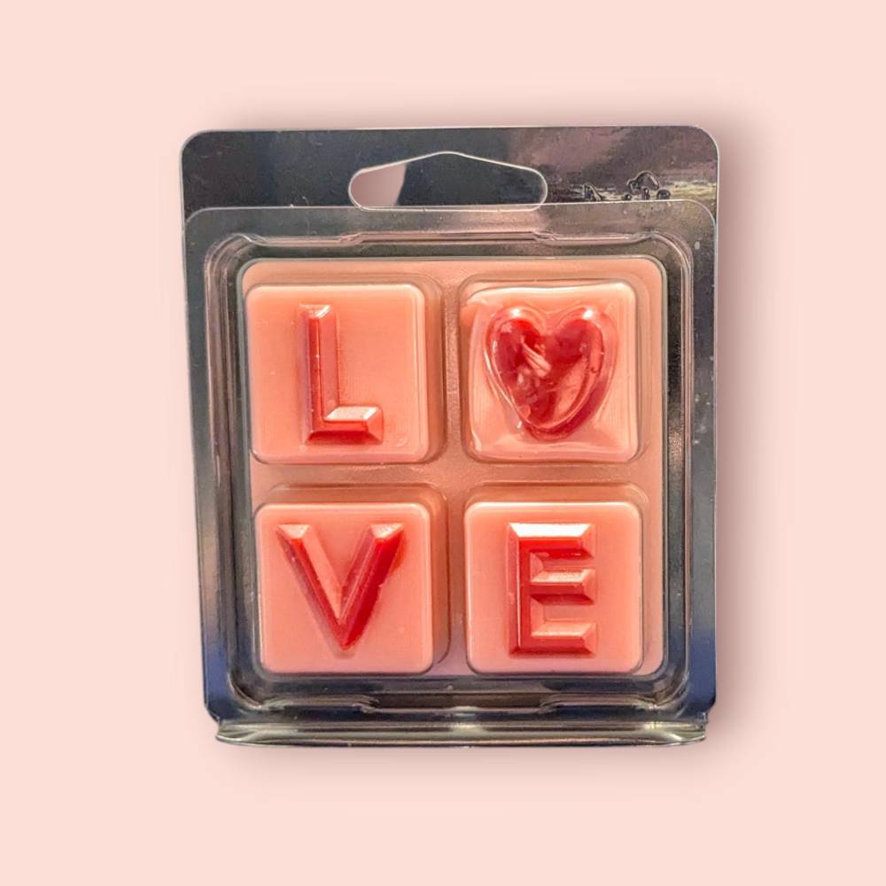 Love Wax Melts – Cranberry Duft, mit verstecktem Heilkristall