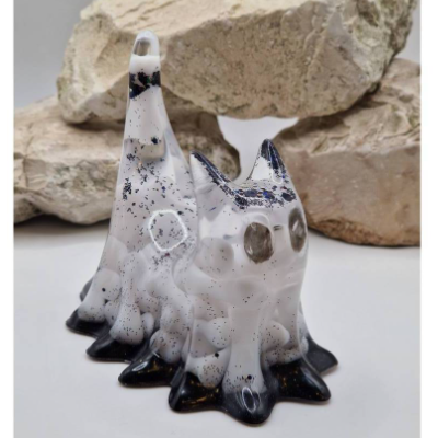 Katzengespenst schwarz-weiß B-Ware