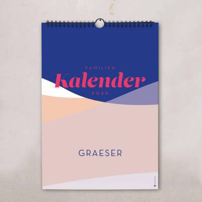 Familienkalender 2026 personalisiert – 