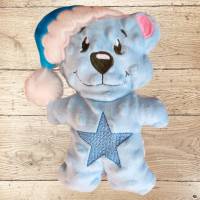 Stickdatei Weihnachten Teddy Bär In the Hoop Kissen Set – 4 Größen inkl. Anleitung, sofort verfügbar Bild 3