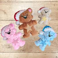 Stickdatei Weihnachten Teddy Bär In the Hoop Kissen Set – 4 Größen inkl. Anleitung, sofort verfügbar Bild 6