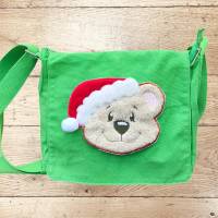 Stickdatei Teddy Bär Kopf Weihnachten – Applikation Set in 5 Größen Set 2575 Bild 3