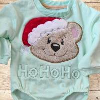 Stickdatei Teddy Bär Kopf Weihnachten – Applikation Set in 5 Größen Set 2575 Bild 5