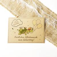 Druckvorlage Geburtstagskarte, herzlichen Glückwunsch, verspätete Geburtstagsgrüße, selber ausdrucken, zum Geburtstag Bild 5