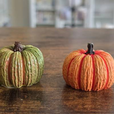 Kürbis Figur- Halloween - Dekoration - Handarbeit