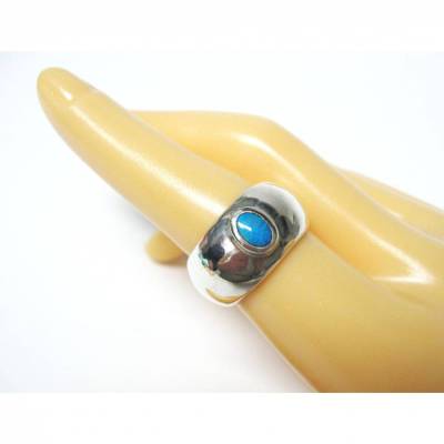 Ring Silber 925  mit Opal, Silberring mit Opal Doublette,, Schmuck, Geschenk, Geburtstag