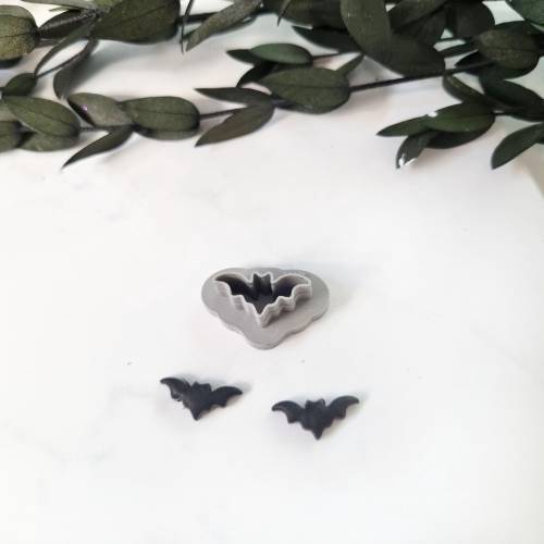 Polymer Clay Cutter Fledermaus | Tonschneider | Fimo Ausstecher Cutter Fledermaus | Cutter Fledermaus Halloween | Herbst