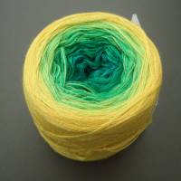 100% Schurwolle Merino extrafein Bobbel - 4-fädig, Farbverlauf Wolke 7 Seifenblasen, handgewickelt Bild 3