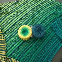 100% Schurwolle Merino extrafein Bobbel - 4-fädig, Farbverlauf Wolke 7 Seifenblasen, handgewickelt Bild 6