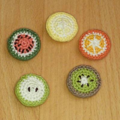 Häkelanleitung Kühlschrankmagnete 