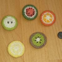 Häkelanleitung Kühlschrankmagnete 