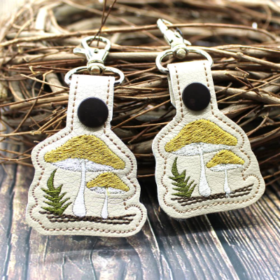 Stickdatei ITH Anhänger Pilz Herbst