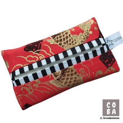 TATÜTA Taschentücher Tasche Koi China rot gold