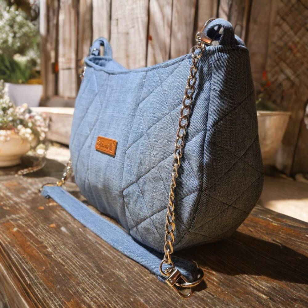 Jeans-Tasche Damen – Handgemacht aus Upcycling Denim – Nachhaltig