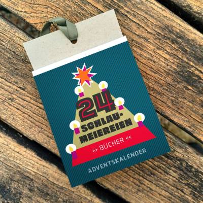 Schlaumeier-Adventskalender „Bücher“ – 24 literarische Rätsel für Buchliebhaber