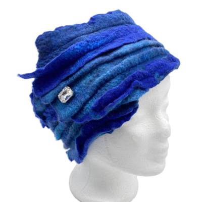 Warmes Stirnband aus Filz – Ohrenwärmer & Haarband aus weicher Wolle