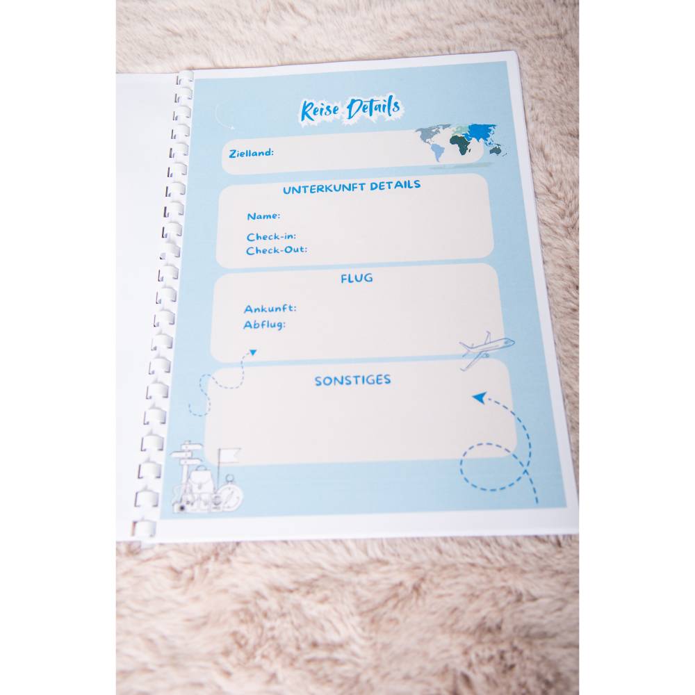 Digitales Urlaubstagebuch zum Ausdrucken oder auf dem iPad