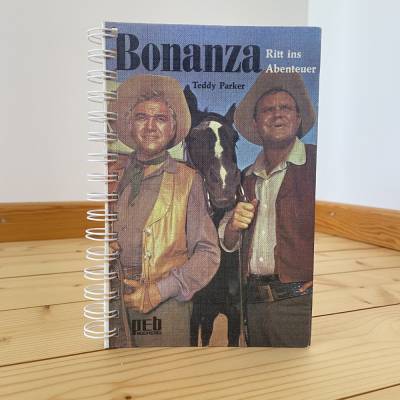 Kultiges Notizbuch aus original Western Kinderbuch 